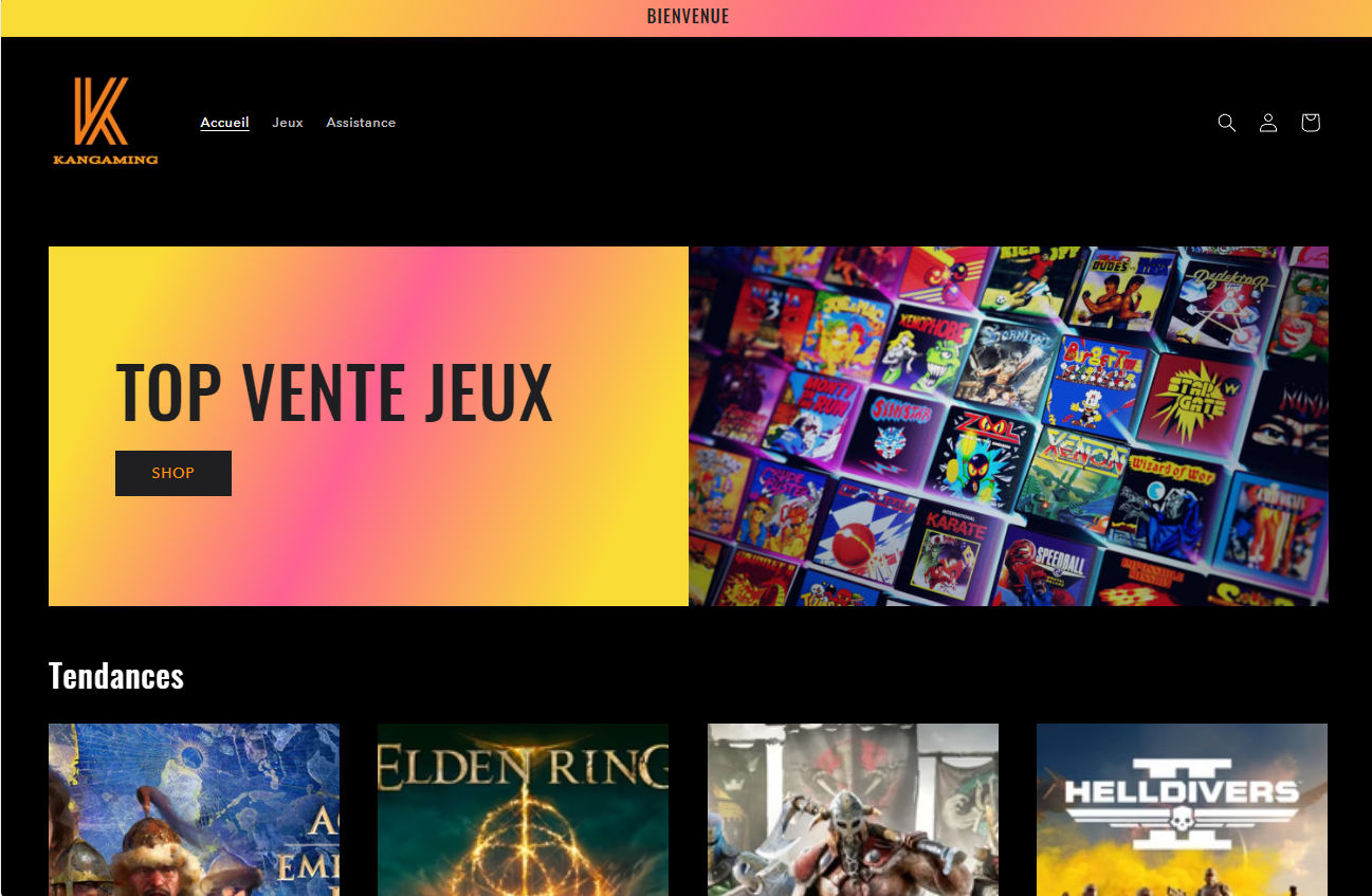 Projet Shopify